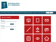 Tablet Screenshot of intranet.tyszkiewicz.edu.pl